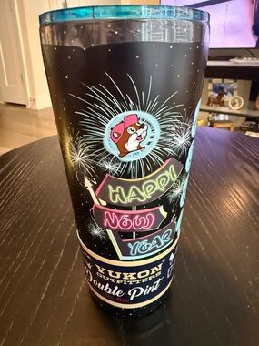 Buccees 2024 Black 'Happy New Year' Double Pint Party Tumbler